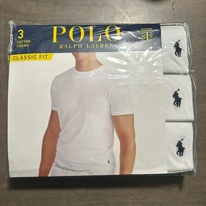 White polo ralph laurens shirt